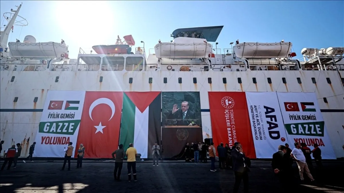 Türkiye Gazze için seferber oldu: 17. İyilik gemisi uğurlandı