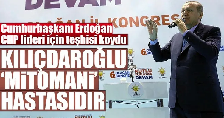 Cumhurbaşkanı Erdoğan, Kılıçdaroğlu'nun teşhisini koydu