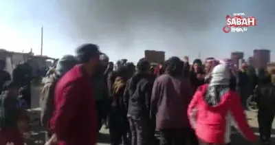 Deyrizor’da halk, YPG/PKK’nın gençleri zorla silah altına alma çalışmasını protesto etti | Video