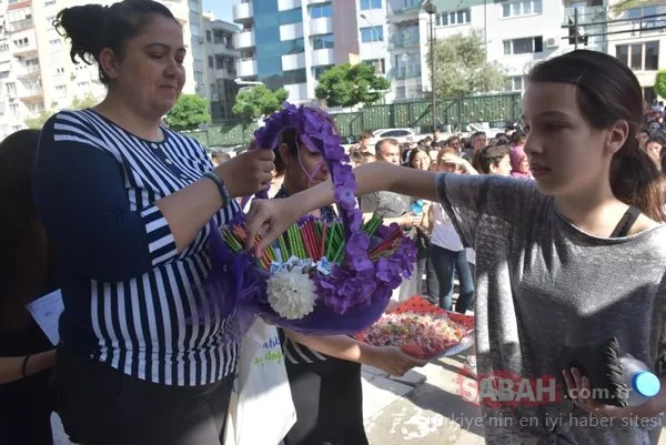 Öğrencilerin LGS heyecanı Çocuklar sıralarda, veliler bahçede ter döktü
