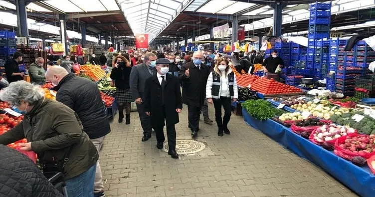 Cadde cadde gezdi, koronavirüsü anlattı