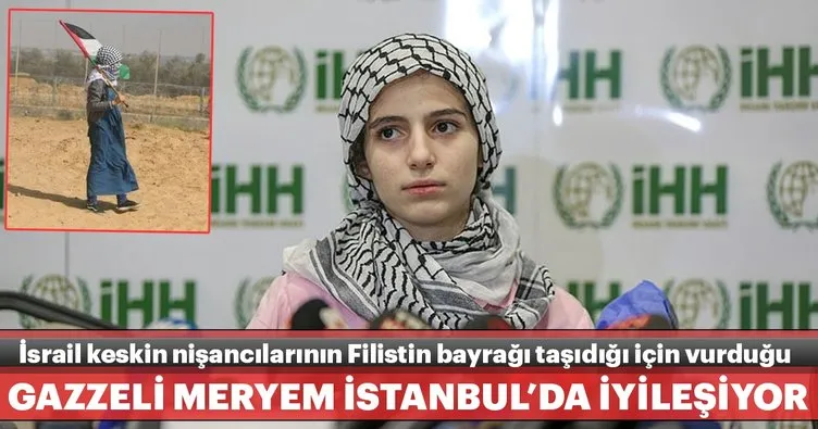Gazzeli Meryem İstanbul’da şifa buldu