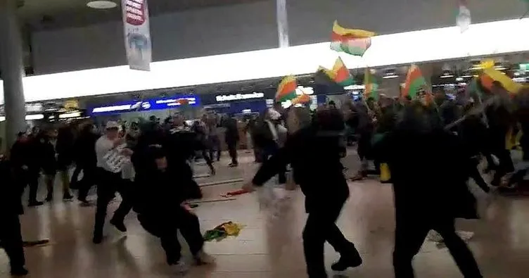 PKK destekçileri yolculara saldırdı