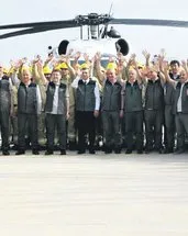 Yeşil vatan muhafızları göreve hazır