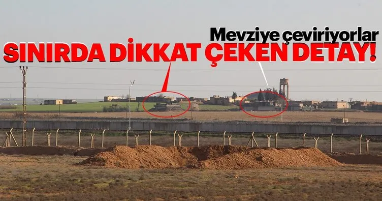 Terör örgütü PYD/YPG sınıra yakın evleri mevziye çeviriyor