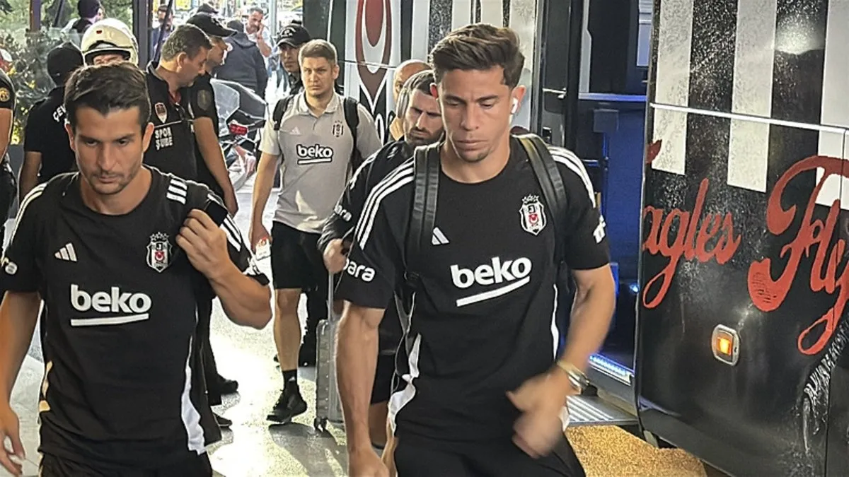 Beşiktaş kafilesi, Kayseri'ye geldi