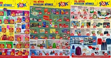 ŞOK AKTÜEL YILBAŞI KATALOĞU✨1 Ocak’a kadar geçerli! Yılbaşı süsleri,kuru yemiş,oyunlar ŞOK’ta!