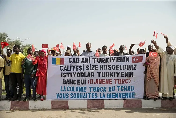 Abeşe Türkleri Cumhurbaşkanı Erdoğan’ı böyle karşıladı