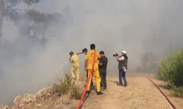 Bodrum Pınarlıbelen’de alevlere karşı amansız mücadele