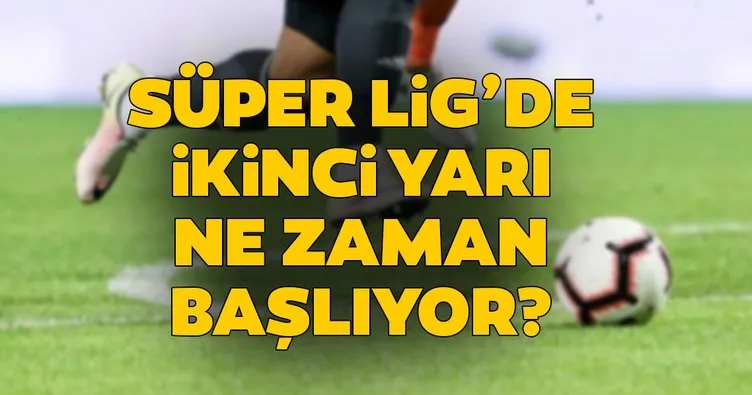 TFF fikstürü paylaştı: Süper Lig’de ikinci yarı ne zaman başlıyor 2020 Ara transfer dönemi ne zaman bitiyor?