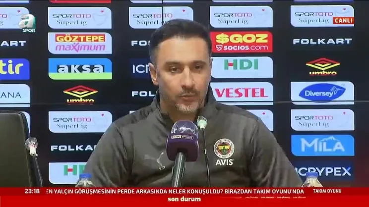 Vitor Pereira: Ortaya bir karakter koyduk