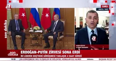 SON DAKİKA: Erdoğan-Putin zirvesi sona erdi! Soçi Zirvesi’nden ortak bildiri... | Video