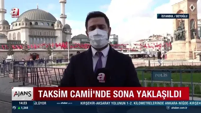 AKM ve Taksim Camii'nde sona yaklaşıldı | Video