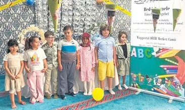 Dualarla okula başladılar