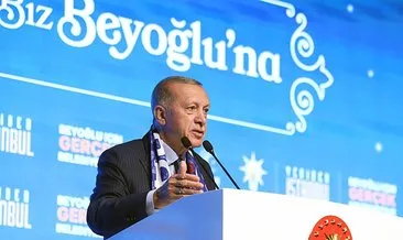 Son dakika! Başkan Erdoğan: Zübük siyasetinin niyeti bugün İstanbul’u yarın Türkiye’yi yağmalamak