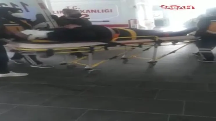 Yakalanacağını anlayan firari hükümlü balkondan atladı | Video