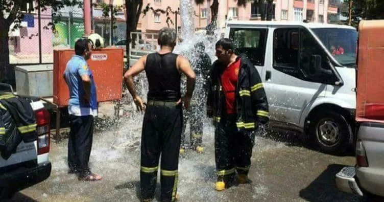 Yangın ve sıcakta itfaiyecilerin zorlu sınavı