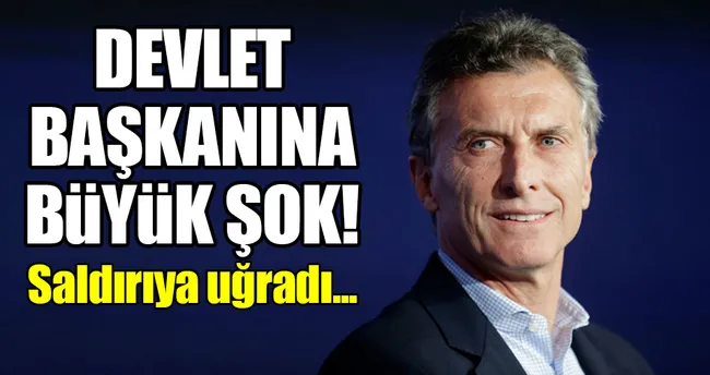 Arjantin Devlet Başkanına taşlı saldırı!