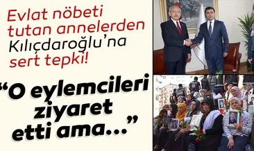 Evlat nöbeti tutan aileler, CHP Genel Başkanı Kılıçdaroğlu’nu kınadı