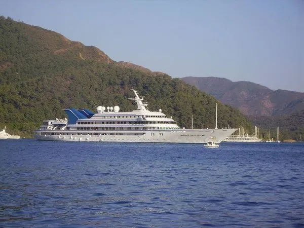 Lüks yat 'Prince Abdülaziz' Marmaris'te