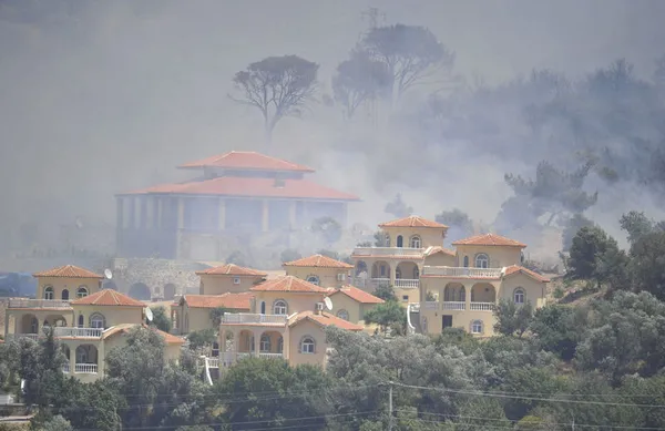 Foça'da yangın