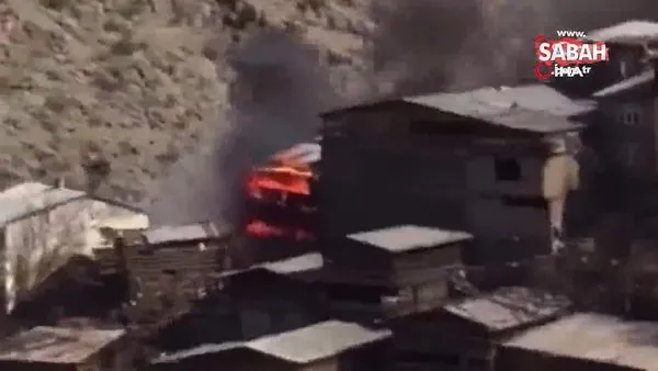 Artvin’deki dev yangının ilk görüntüleri ortaya çıktı | Video