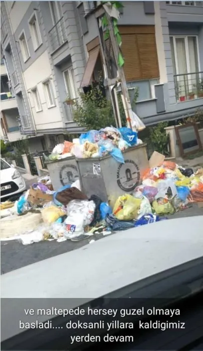 CHP'li belediye sayesinde Maltepe'de çöp dağları geri döndü. Vatandaş, ilçenin adını 'çöptepe' olarak kullanıyor