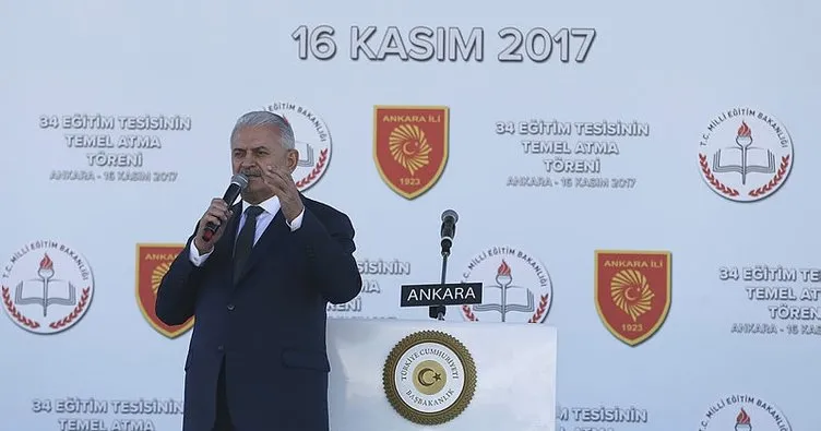 Başbakan Yıldırım Ankara’da toplu açılış töreninde konuştu.