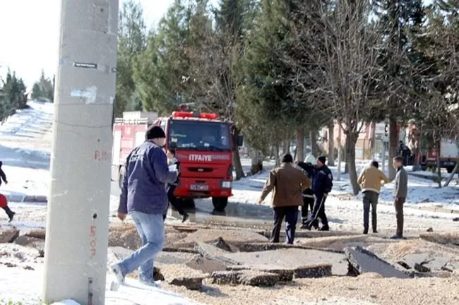 Gaziantep’te doğalgaz boru hattında patlama
