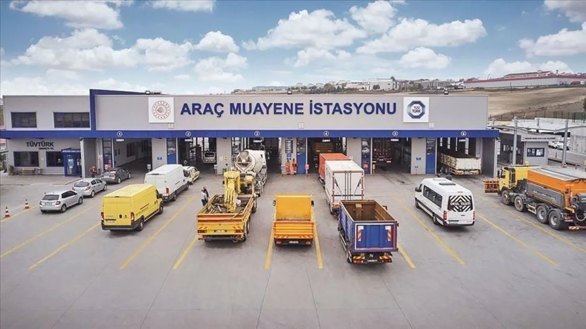 Türkiye'de muayeneden geçirilen araç sayısı 5,4 milyonu geçti