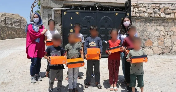 İhtiyaç sahibi çocukların bayramlığı Mardin Büyükşehir Belediyesinden