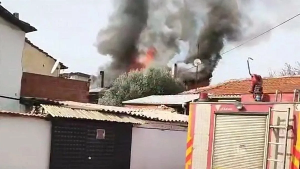 Manisa'da evde yalnız bırakılan 3 yaşındaki Günay yangında öldü