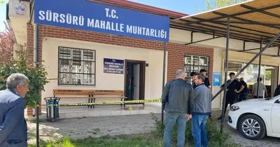 Mahalle muhtarına silahlı saldırı