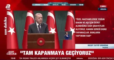 Tam kapanma ile ilgili son dakika haberi: Başkan Erdoğan kararı duyurmuştu... Sokağa çıkma yasağı ve izin için detaylar | Video