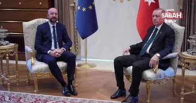 Cumhurbaşkanı Erdoğan, Avrupa Birliği Konseyi Başkanı Charles Michel’i Cumhurbaşkanlığı Külliyesi’nde kabul etti | Video