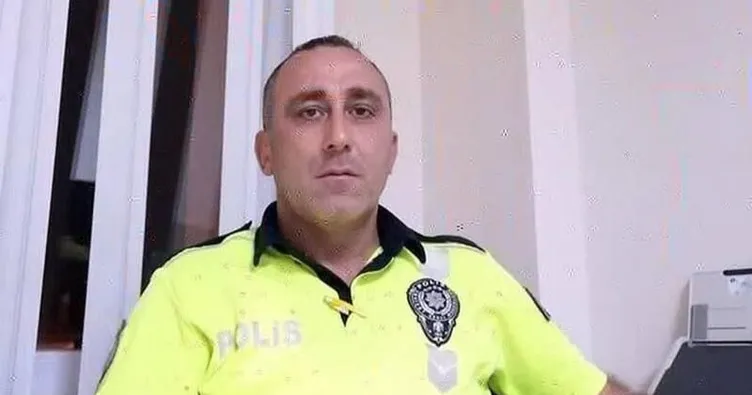 Trafik polisi kalp krizi geçirdi