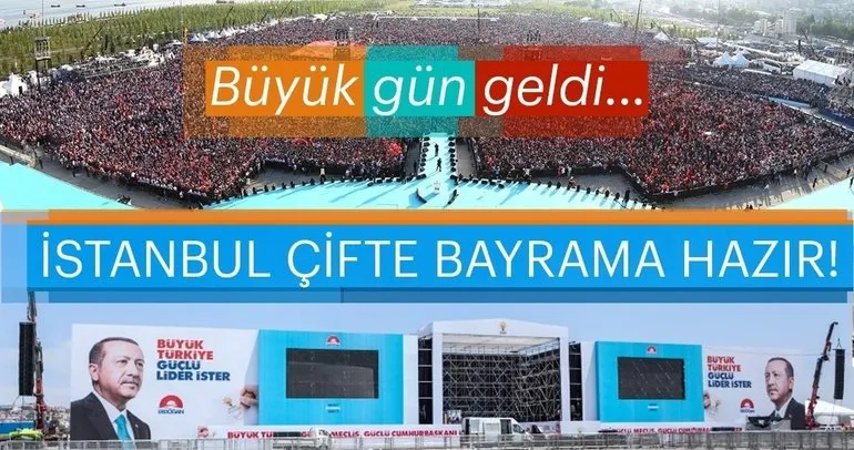 İstanbul çifte bayrama hazır!