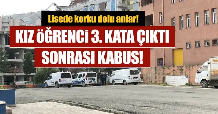 Zonguldak’ta lisede korku dolu anlar! Kız öğrenci, 3’üncü kattan atlayarak ağır yaralandı