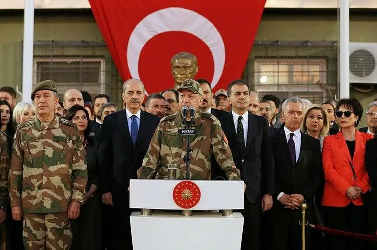 Cumhurbaşkanı Erdoğan sınır karakolunda