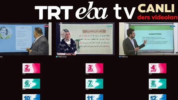 TRT EBA TV izle! (7 Nisan 2020 Salı) Ortaokul, İlkokul, Lise dersleri 'Uzaktan Eğitim' canlı yayın | Video