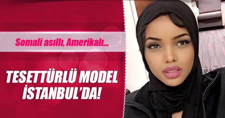 Dünyanın ilk tesettürlü modeli Halima Duran Aden İstanbul’da!