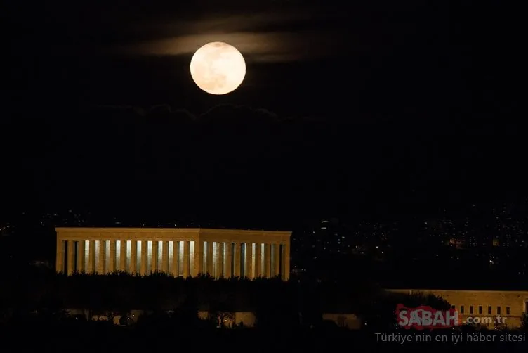 Son dakika: Süper Ay, Türkiye’nin birçok yerinden böyle görüntülendi