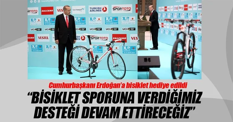 Cumhurbaşkanı Erdoğan: Bisiklet sporuna verdiğimiz desteği devam ettireceğiz