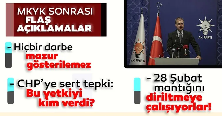 Son dakika haberi: AK Parti Sözcüsü Çelik’ten MKYK sonrası açıklamalar