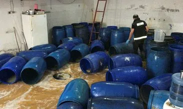 Adana’da 334 litre sahte içki ele geçirildi