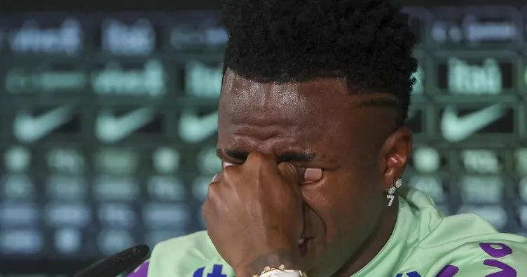 Brezilyalı futbolcu Vinicius gözyaşlarını tutamadı! Irkçılıkla mücadele daha da önemli