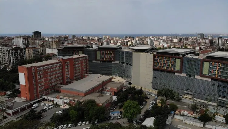 Müjdeyi Başkan Erdoğan vermişti! 1. etabı tamamlanan Göztepe Şehir Hastanesi havadan görüntülendi