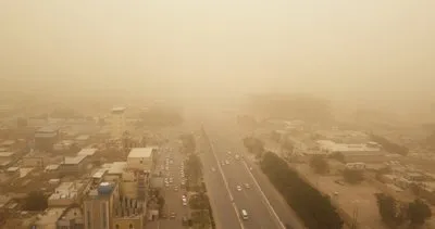 Irak’ta kum fırtınası felaketi! Göz gözü görmüyor: Yüzlerce kişi hastanelik oldu