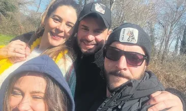 Ormanda caz keyfi yaptılar