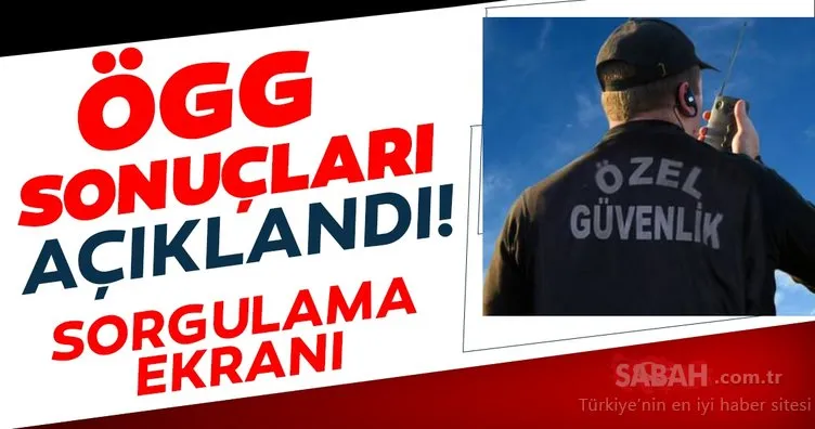 ogg sinav sonuclari aciklandi egm ozel